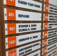 Flat directory board – VaradShree Venture LLP, Pune